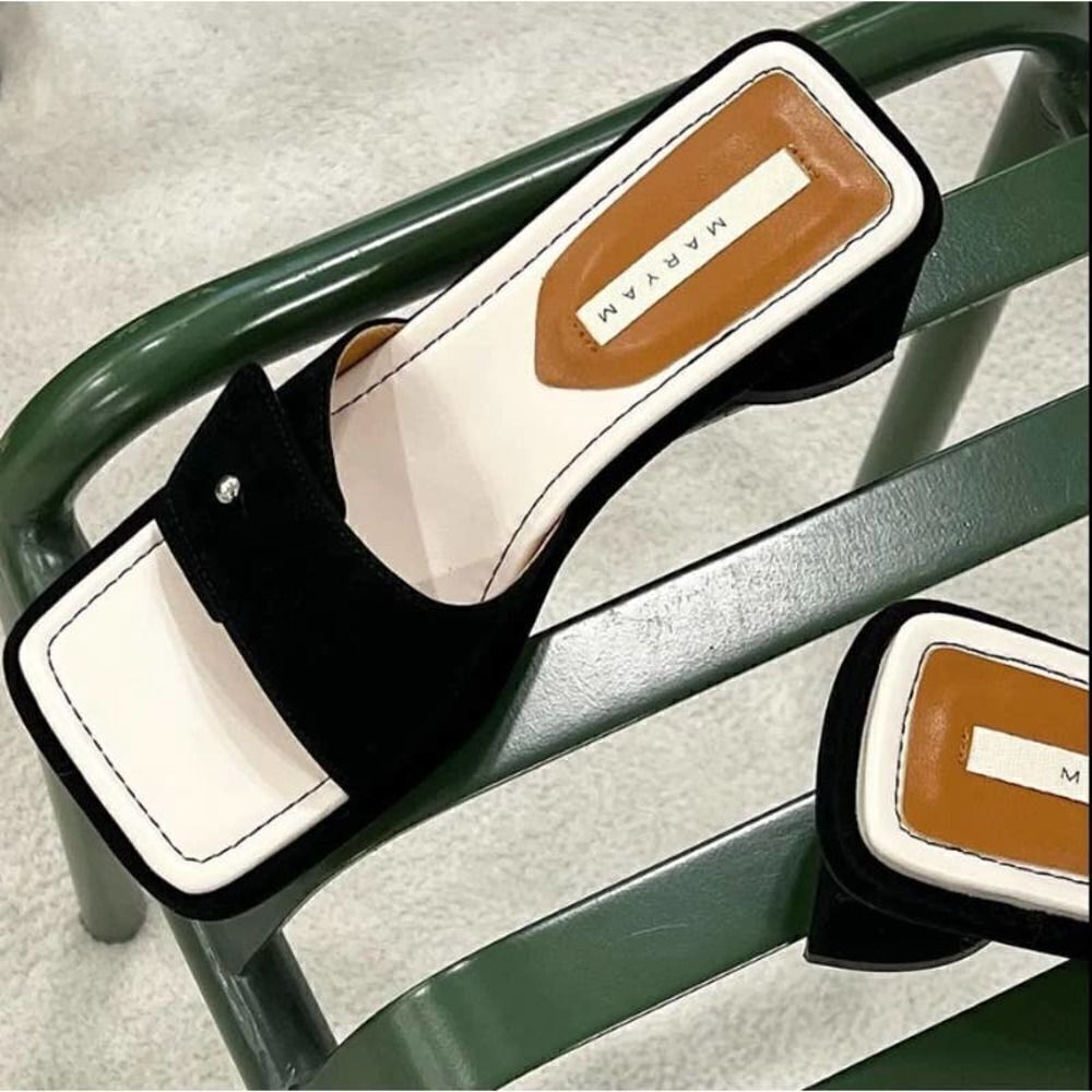 Maryam Eva Mules in Black Sz. 36 (US 5.5)